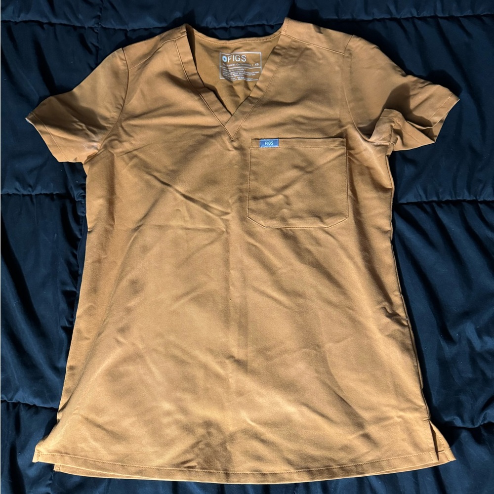 Figs Atlantic Fall Scrub Top in Style Catarina